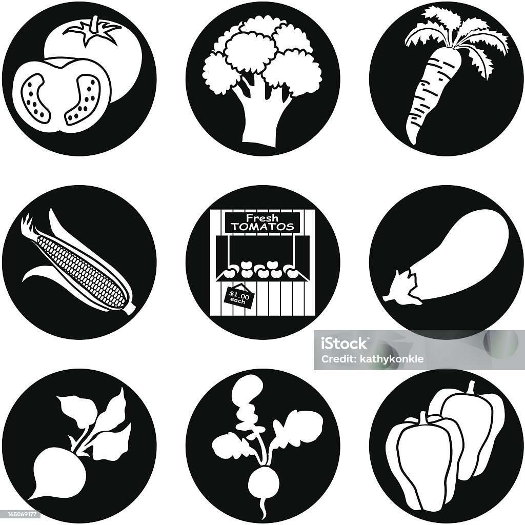 farm Fique ícones invertida - Vetor de Quiosque royalty-free