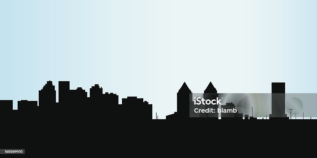 Mississauga Skyline - Grafika wektorowa royalty-free (Bez ludzi)