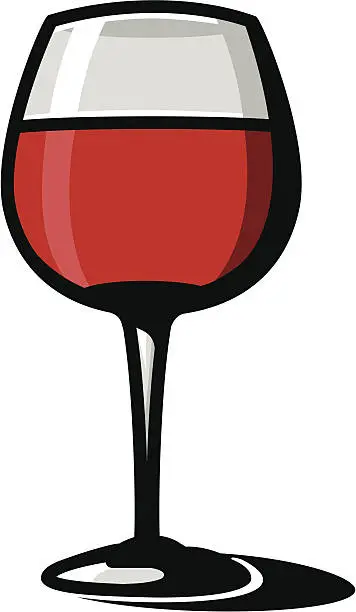 Vector illustration of Red Wine