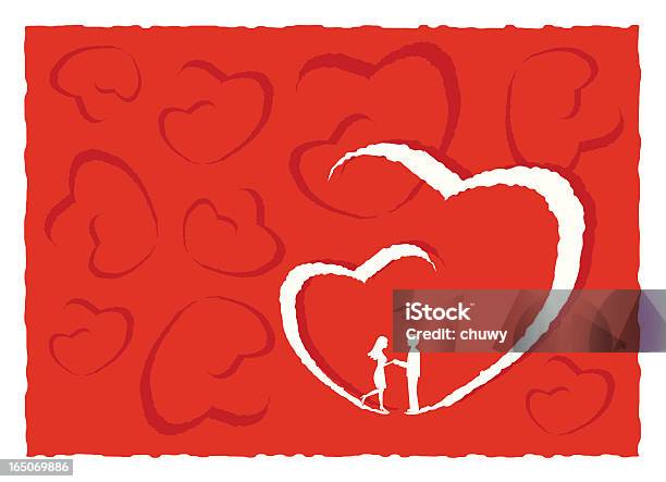 Couple In Love Stock Illustration - Download Image Now - Adult, Adults Only, Celebration Event