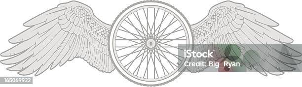 Велосипед Шин Wings — стоковая векторная графика и другие изображения на тему Двухколёсный велосипед - Двухколёсный велосипед, Кататься на велосипеде, Иллюстрация