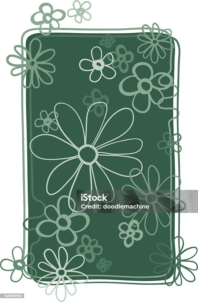 Teal Flower Filled Design The perfect little flower design for all your Teal Flower Filled Design needs. Abstract stock vector