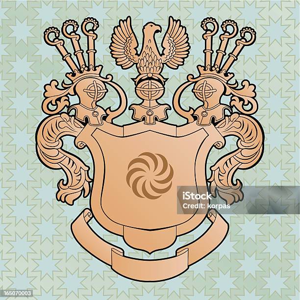 Coat Of Arms Stock Illustration - Download Image Now - Coat Of Arms, Eagle - Bird, Animal Body Part