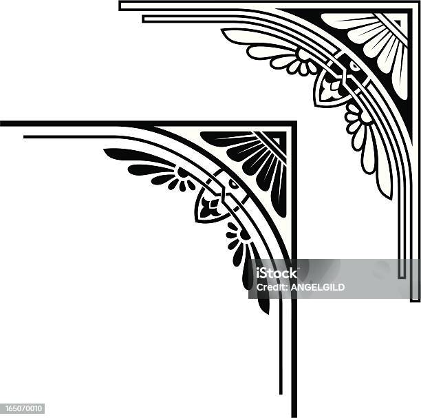 Ilustración de El Diseño Detallado De La Suite Corner y más Vectores Libres de Derechos de Anticuado - Anticuado, Antigualla, Arte Decó