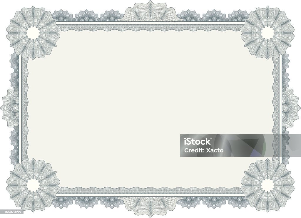 Ornate Certificate Complex vector pattern that is used in currency and diplomas. Color and layers can be customized. Backgrounds stock vector