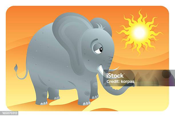 Ilustración de Big Oídos y más Vectores Libres de Derechos de Animal - Animal, Colmillo, Elefante