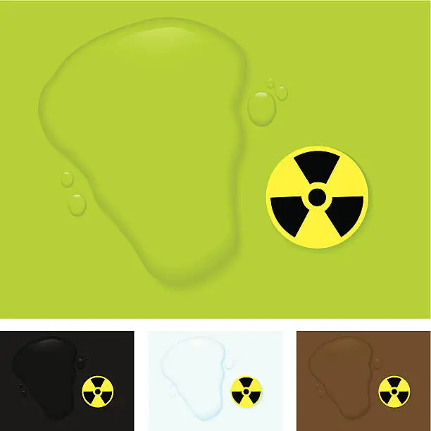 Vector illustration of Hazardous Liquid