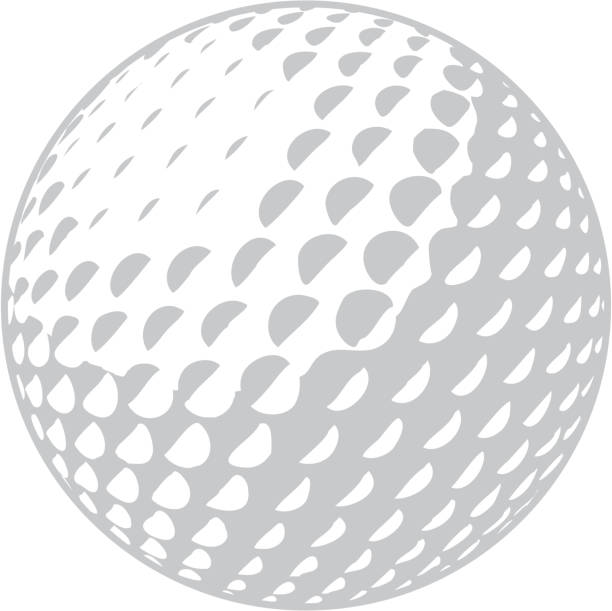 illustrazioni stock, clip art, cartoni animati e icone di tendenza di golfball - pallina da golf