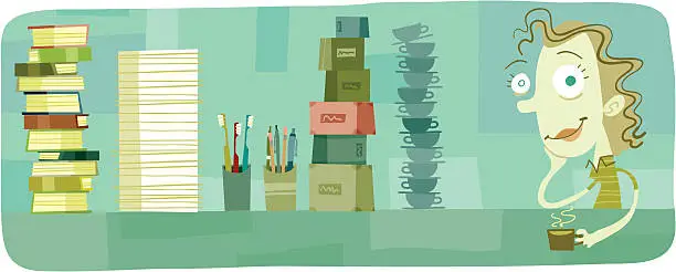 Vector illustration of So Organized!