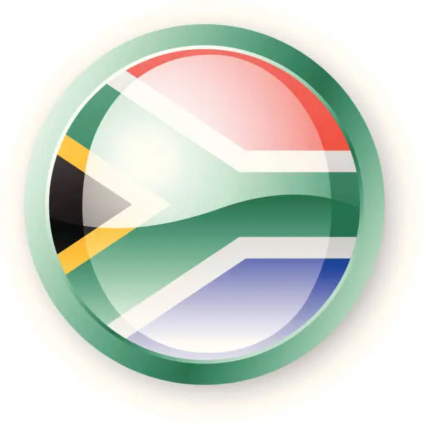 Vector illustration of South Africa Flag Icon