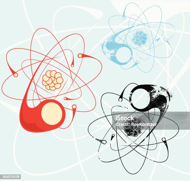 Atomkollektion Stock Vektor Art und mehr Bilder von Atom - Atom, Beschädigt, Bunt - Farbton