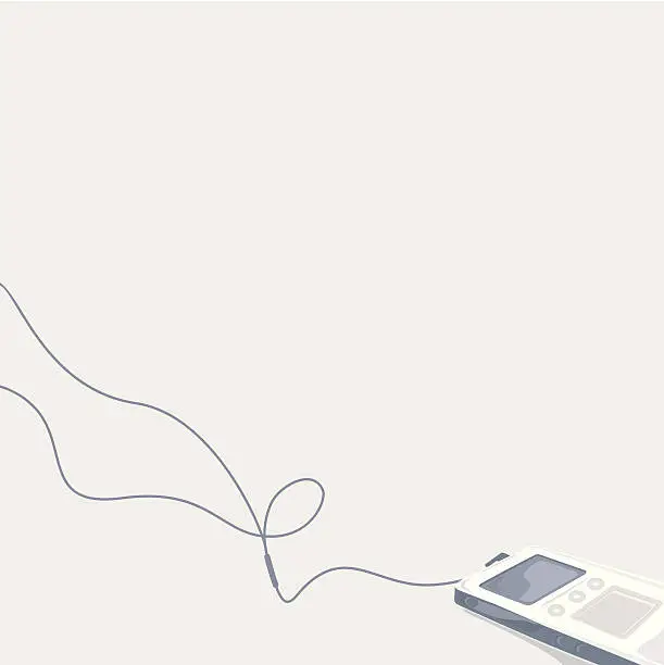 Vector illustration of MP3 Player