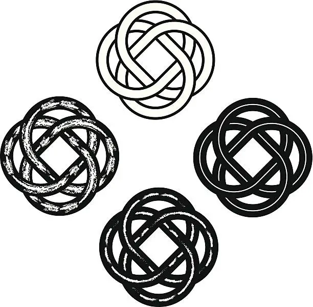 Vector illustration of Tribal Celtic Knots