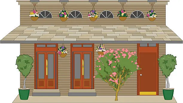 Vector illustration of Quaint Storefront