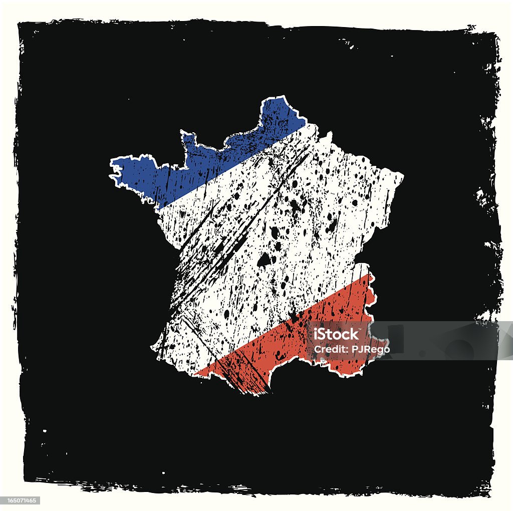 France Abstract Grunge Series  France stock vector