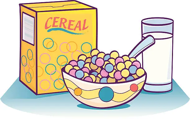 Vector illustration of Breakfast Cereal