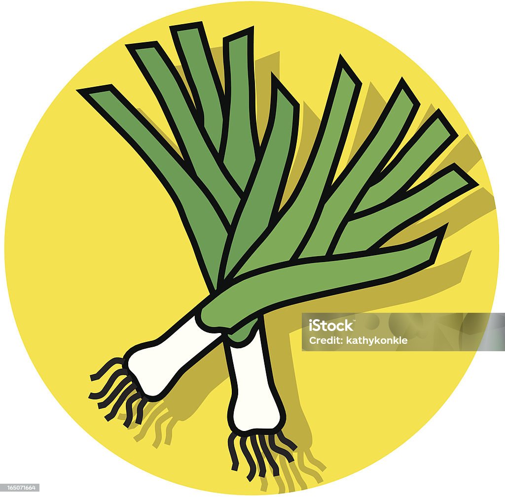 Lauch Symbole - Lizenzfrei Gemüse Vektorgrafik