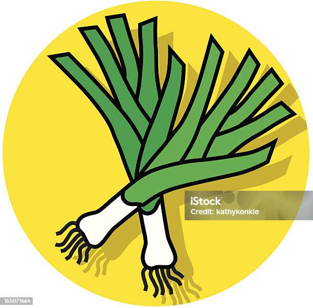 Lauch Symbole Stock Vektor Art und mehr Bilder von Gemüse - Gemüse, Illustration, Lauch
