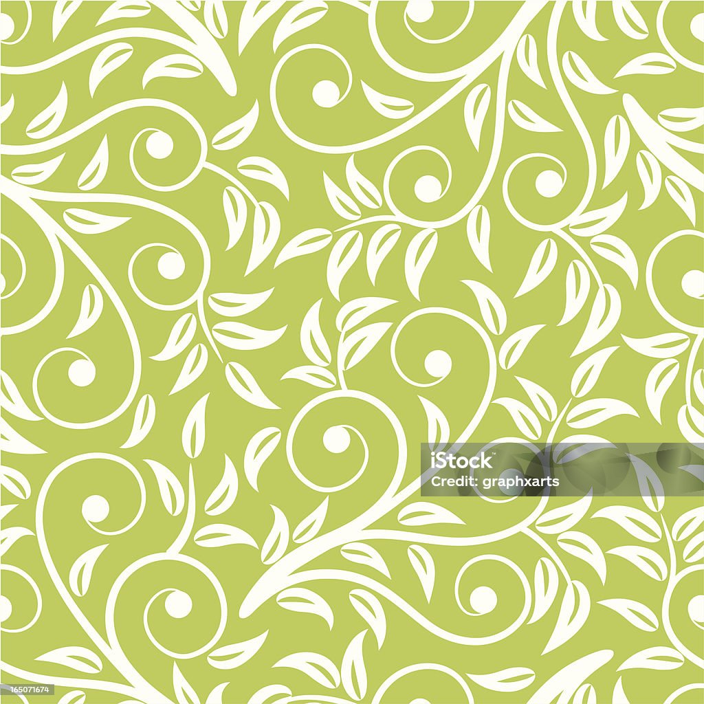 Scroll Pattern Stock Illustration - Download Image Now - Leaf, Seamless ...