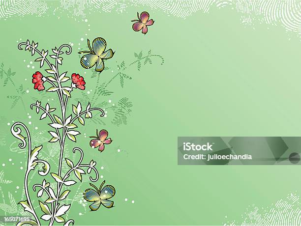 Fiore Rosso - Immagini vettoriali stock e altre immagini di Acerbo - Acerbo, Bellezza naturale, Colore verde