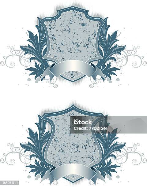 Distressed Wappen Ii Stock Vektor Art und mehr Bilder von Altertümlich - Altertümlich, Dekoration, Digital Composite