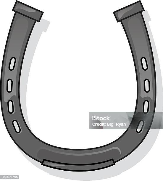 Horse Shoe - Immagini vettoriali stock e altre immagini di Animale - Animale, Calzature, Cavallo - Equino