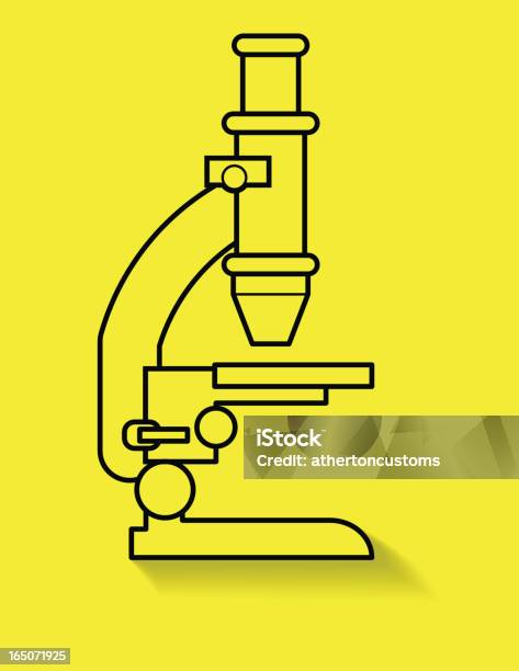 Vetores de Microscópio Científica e mais imagens de Aula de Biologia - Aula de Biologia, Aula de Química, Biologia