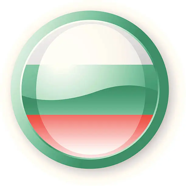 Vector illustration of Bulgarian Flag Icon