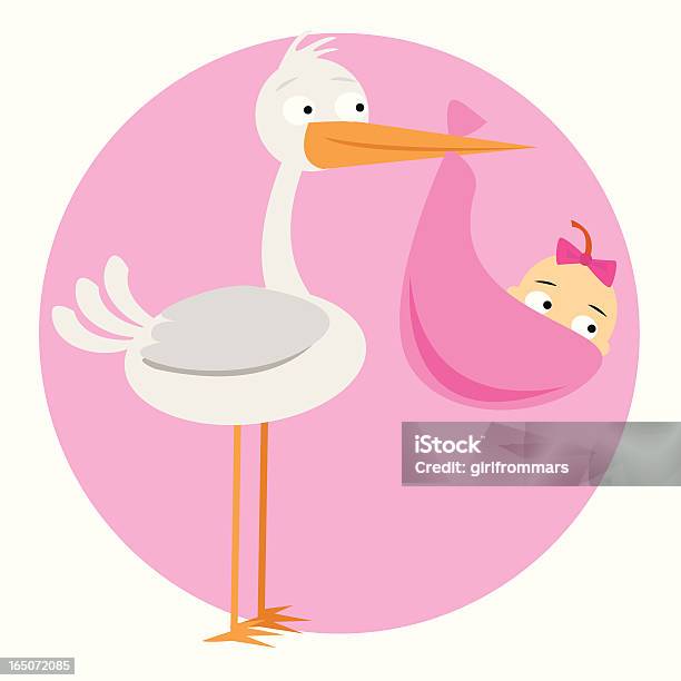 Besondere Lieferung Pink Stock Vektor Art und mehr Bilder von Baby - Baby, Geburt, Illustration
