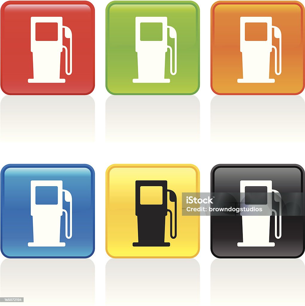 Fuel Icon Gas pump. See more icons in this series. Black Color stock vector