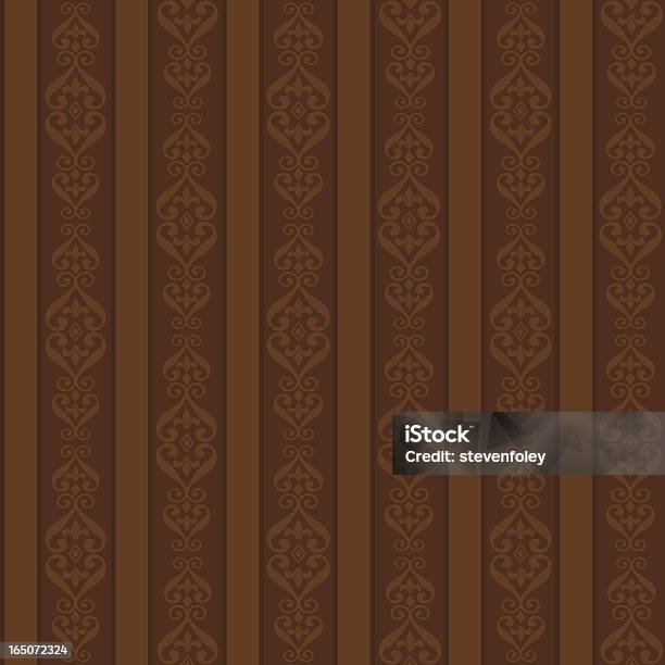背景チョコレートストライプスムーズ - ビクトリア様式のベクターアート素材や画像を多数ご用意 - ビクトリア様式, 背景, 連続文様