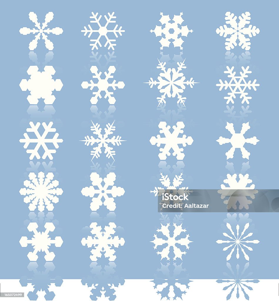 Płatków śniegu - Grafika wektorowa royalty-free (Dowcip rysunkowy)