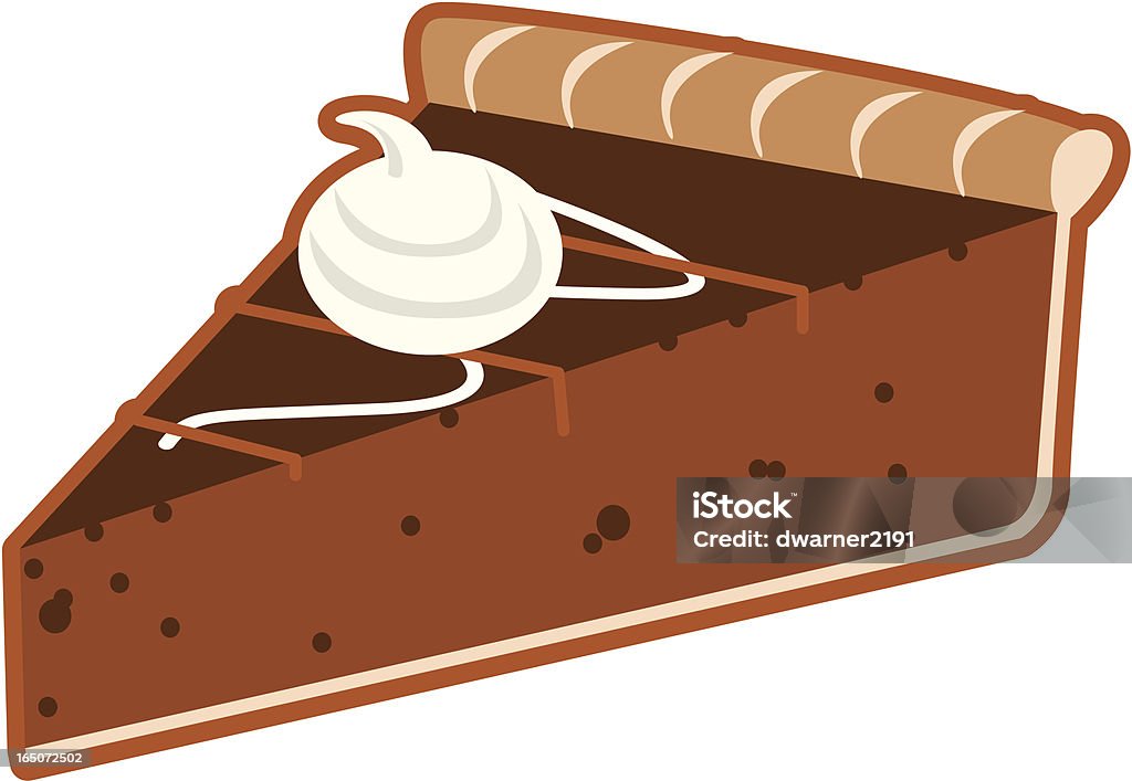 Шоколадный пирог slice - Векторная графика Векторная графика роялти-фри