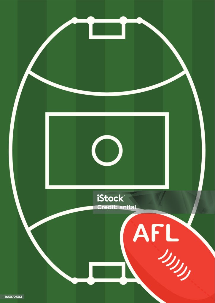 Afl Rools Aussie Rules Oval Stock Illustration - Download Image Now - Australian ...