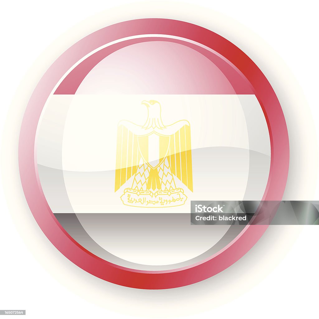 Ägypten-Flagge-Symbol - Lizenzfrei Adler Vektorgrafik