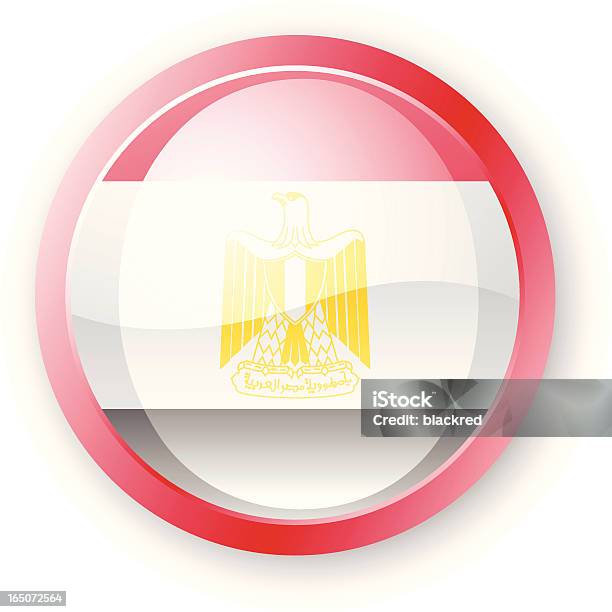 Ägyptenflaggesymbol Stock Vektor Art und mehr Bilder von Adler - Adler, Bedienungsknopf, ClipArt