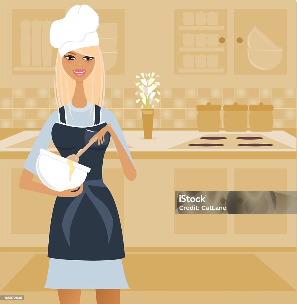 Cookie o Chefe de Cozinha - Royalty-free Estilo retro arte vetorial