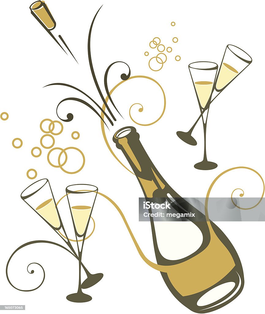 Champagne. :) Champagne stock vector