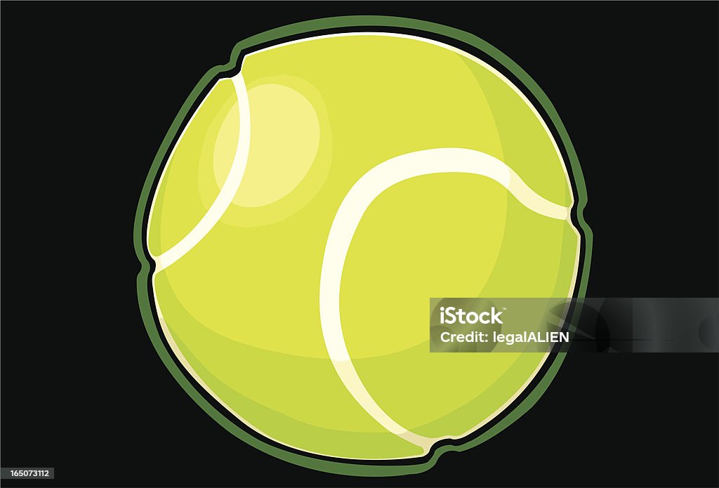 Tennis ball - Lizenzfrei Einzelveranstaltung Vektorgrafik