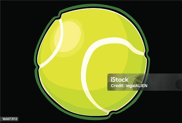 Tennis Ball Stock Vektor Art und mehr Bilder von Einzelveranstaltung - Einzelveranstaltung, Entspannung, Freizeit