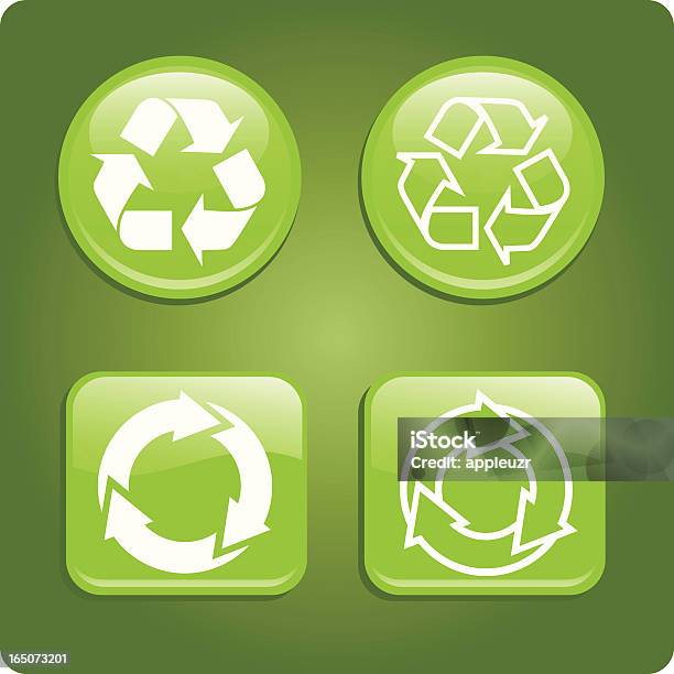 Ilustración de Reciclar y más Vectores Libres de Derechos de Reciclaje - Reciclaje, Símbolo de reciclaje, Ícono