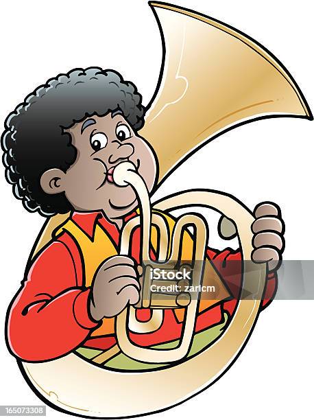 Trumpet Stock Illustration - Download Image Now - Adult, African Ethnicity, African-American Culture
