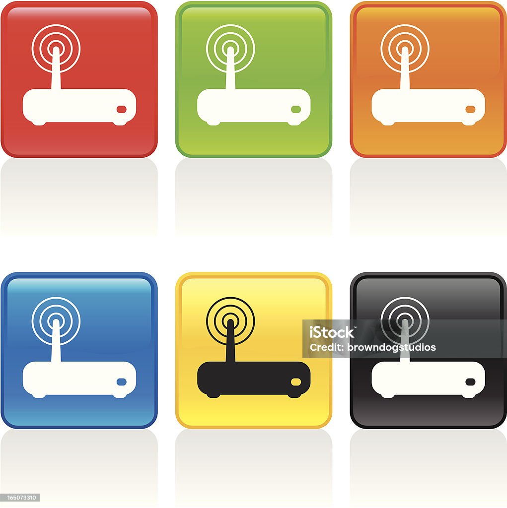 Wireless Modem Icon Router / Modem. See more icons in this series. Antenna - Aerial stock vector