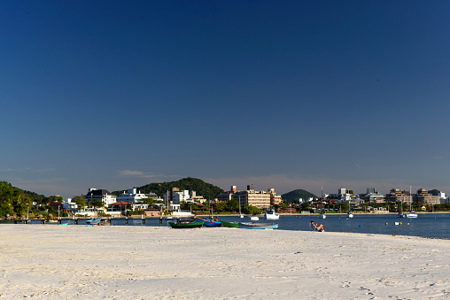 Canasvieiras beach in Florianopolis in southern Brazil