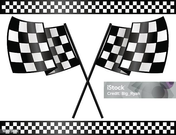 Final Lap Stock Illustration - Download Image Now - Drag Racing, Checkered Flag, Competition