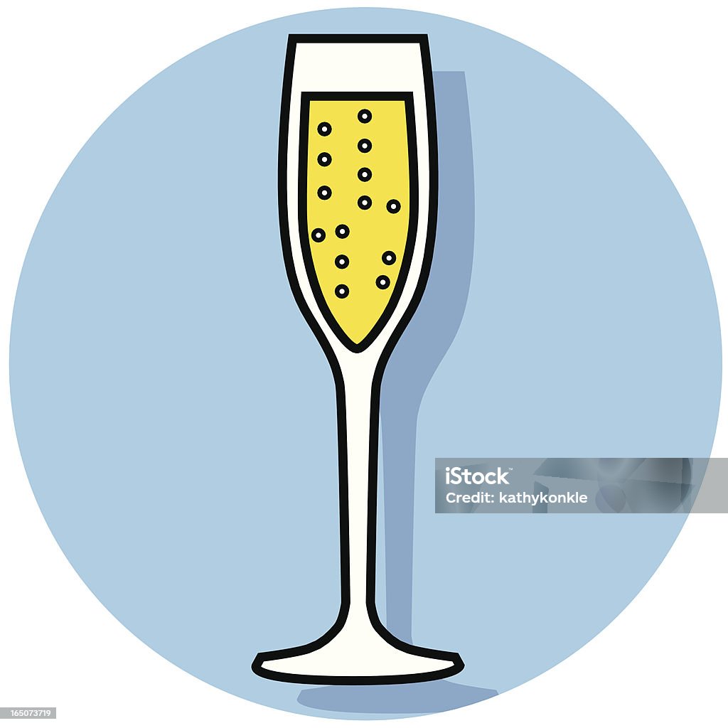 Ícone de Champanhe - Royalty-free Bebida arte vetorial