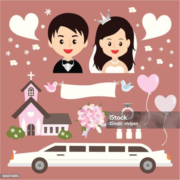 Wedding Bubble Icon Set 02 Stock Illustration - Download Image Now - Adult, Animal Body Part, Animal Heart