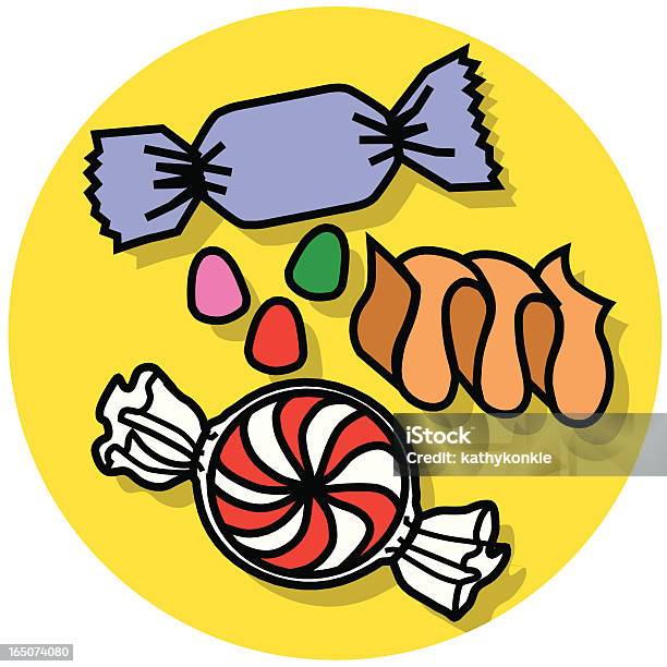 Ilustración de Candy y más Vectores Libres de Derechos de Alimento - Alimento, Caramelo duro, Comida no saludable