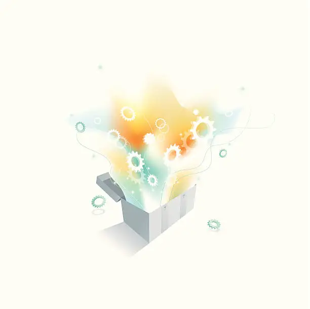 Vector illustration of Magical Toolbox