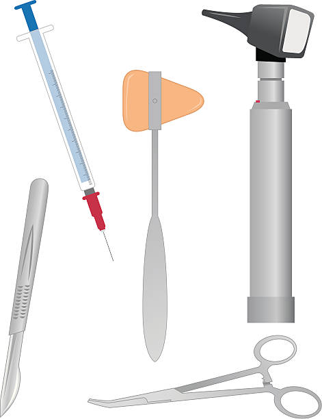 Medical Tools vector art illustration